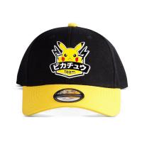 Pokémon - Olympics Team Pikachu Badge Adjustable Cap, Unisex, Black/Yellow