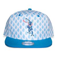 Pokémon - POKEMON Greninja with All-over Print Snapback Baseball Cap, Blue/White