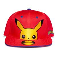 POKEMON Pikachu Peekaboo Children's Snapback Baseball Cap, Red