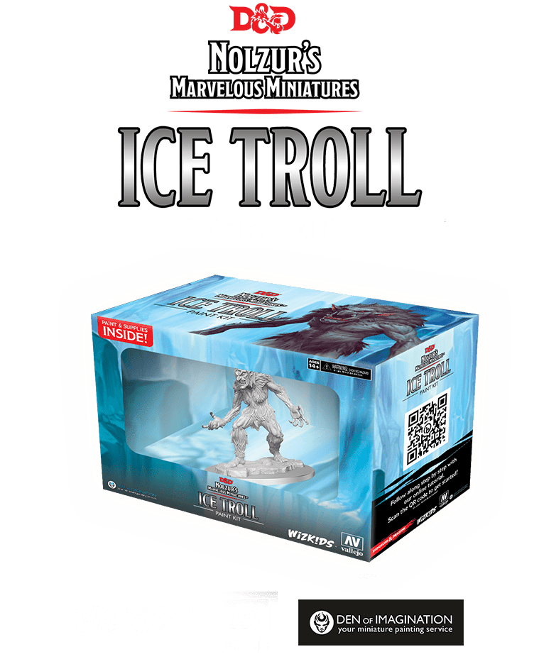 Nolzur's Marvelous Miniatures - Ice Troll Paint Kit