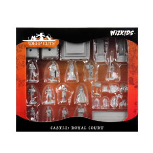 WizKids Deep Cuts Unpainted Miniatures: Castle - Royal Court