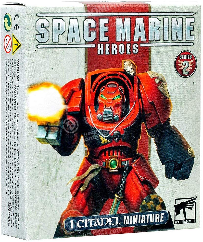SPACE MARINE HEROES SERIES 2 SINGLE FIGURE BOX