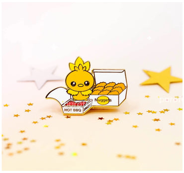 Torchic "Nuggets" - Pokemon Pin Badge by Poroful