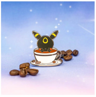 Pokemon - Umbreon "Coffee Pin" Enamel Pin by Poroful