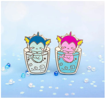 Pokemon - Vaporeon "Iced Water" Pin by Poroful