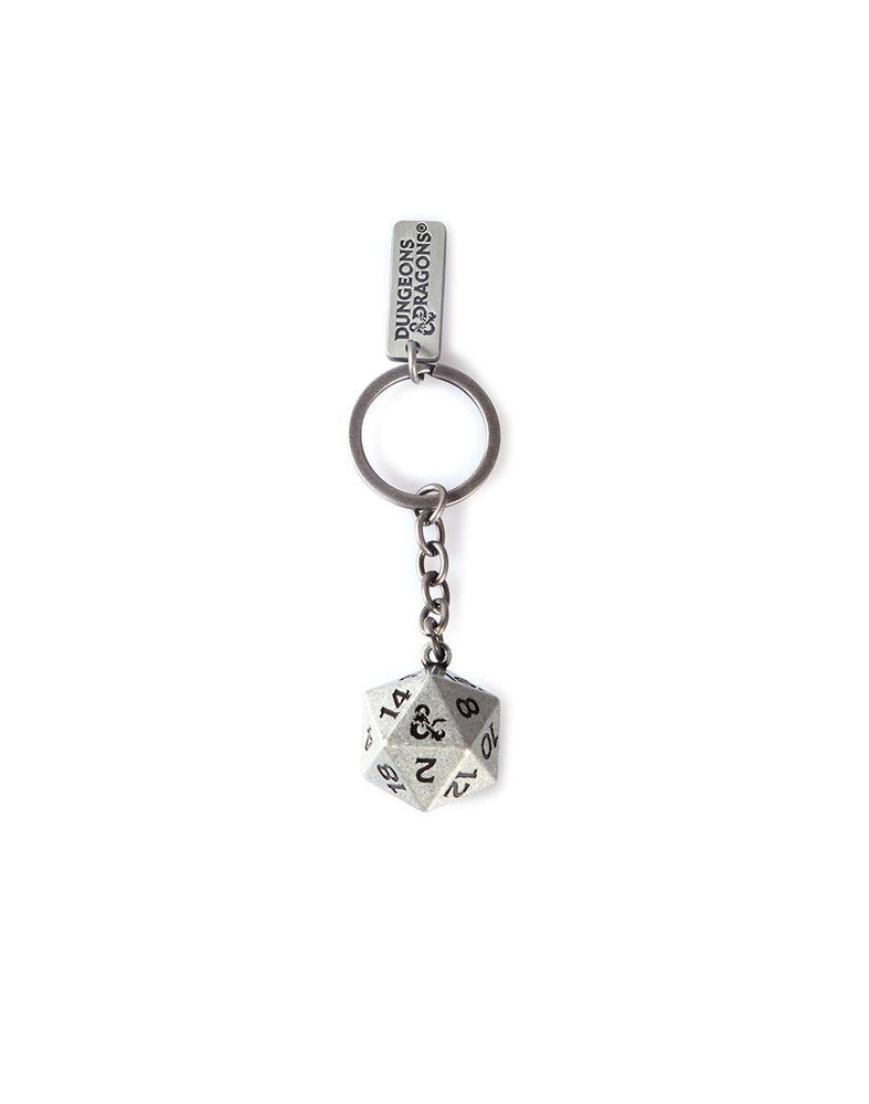 Dungeons & Dragons Metal Keychain Dice 3D